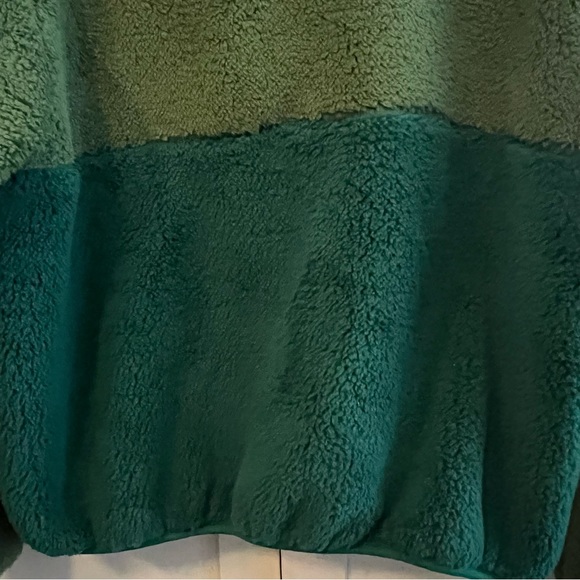 TEDDY APRES HALF ZIP COLOR BLOCK JACKET - GARDEN GREEN - Picture 4 of 15